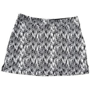 Tranquility By Colorado Women Geometric Black Outdoor Skort Size Large